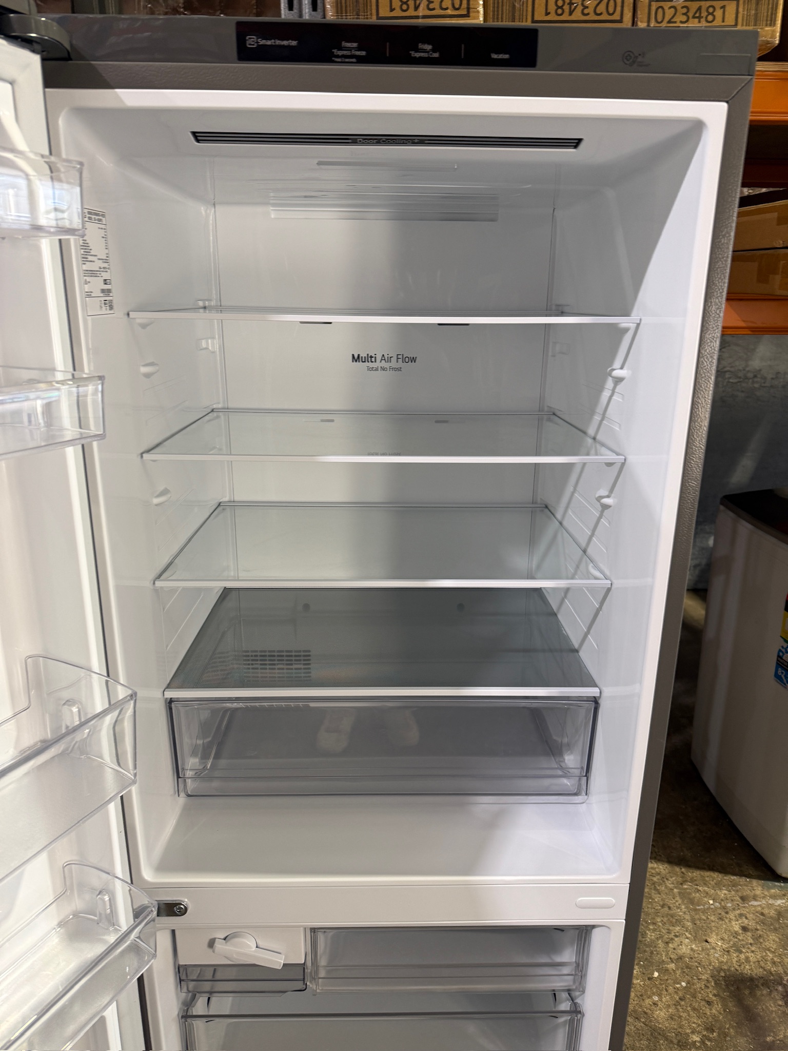LG 420L Silver Bottom Mount Fridge Freezer - Refurbished 0000-1 - Image 5