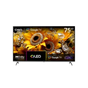 CHiQ 75 Inch QM10 4K QLED Smart Google TV - NEW U75QM10